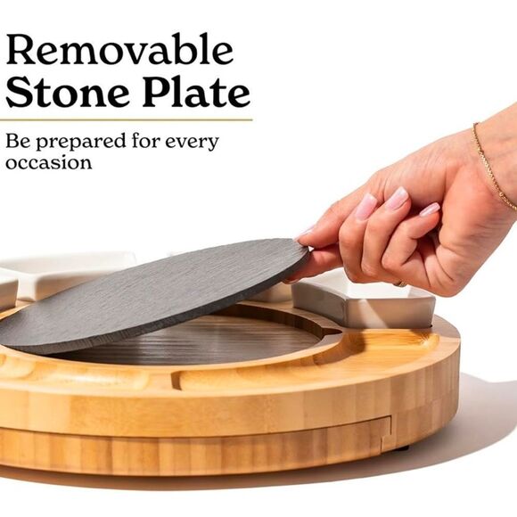 SMIRLY Charcuterie Boards Set: Charcuterie Board Set, Bamboo Cheese Board Set - Picture 4 of 12